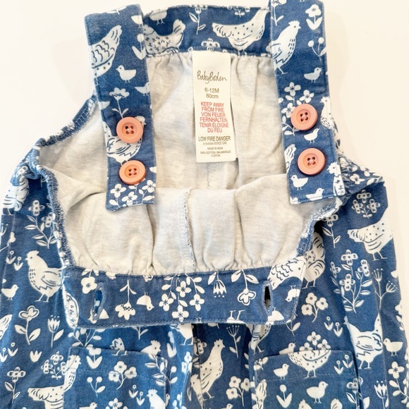 Baby Boden 6-12M Chicken Print Romper - Picture 8 of 9